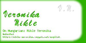 veronika mikle business card